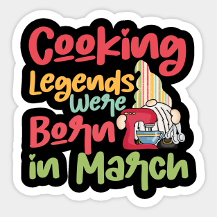 Cooking Cook Chef Vintage GNOMMES Sticker